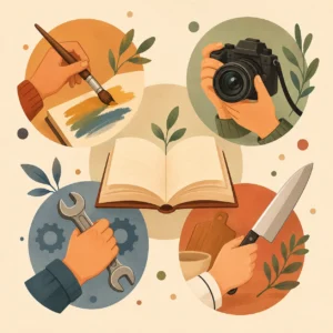 "Vocational and creative career options after 12th in design, media, and skill-based trades"